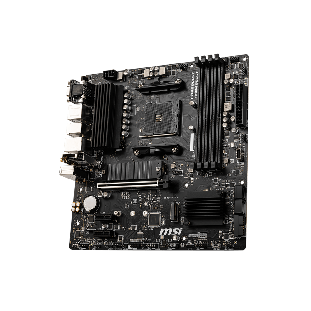 MSI B550M PRO-VDH WIFI DDR4 4400MHZ 1XVGA 1XHDMI 1XDP 2XM.2 USB 3.2 MATX AM4 (AMD 5000/4000G/3000 SERİLERİ İLE UYUMLU) 