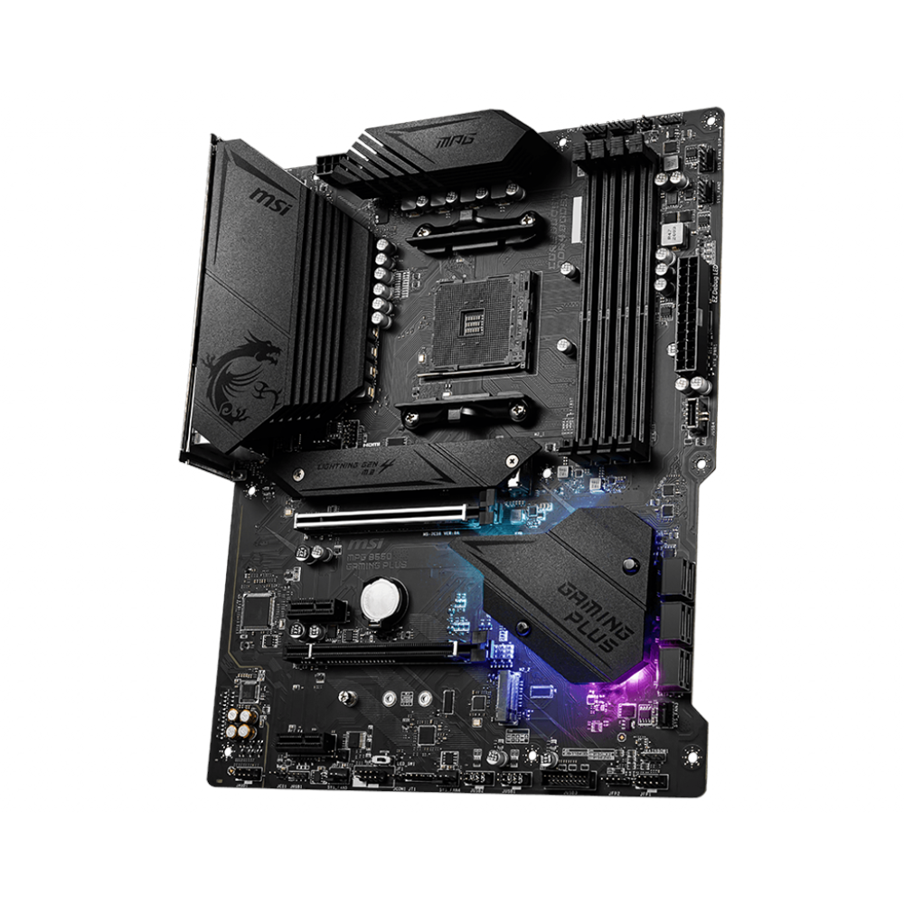 MSI MPG B550 GAMING PLUS DDR4 4400MHZ 1XHDMI 1XDP 2XM.2 USB 3.2 ATX AM4 (AMD AM4 5000/4000G/3000 SERİLERİ İLE UYUMLU) 