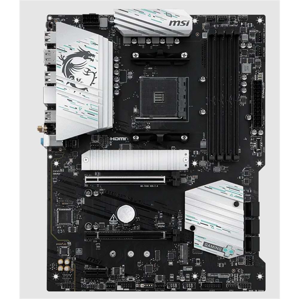 MSI B550 GAMING WIFI DDR4 4866MHZ 1XHDMI 1XDP 2XM.2 USB ATX AM4 (AMD AM4 5000/5000G/4000G/3000 SERİLERİ İLE UYUMLU) 