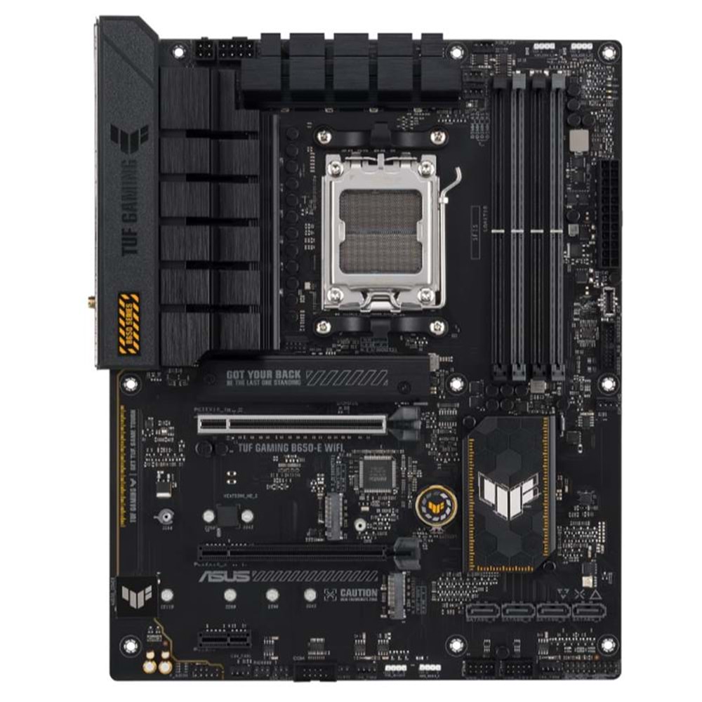 ASUS TUF GAMING B650-E WIFI DDR5 8000MHZ 1XHDMI 1XDP 3XM.2 USB 3.2 ATX AM5 (AMD AM5 9000/8000/7000 SERİLERİ İLE UYUMLU) 