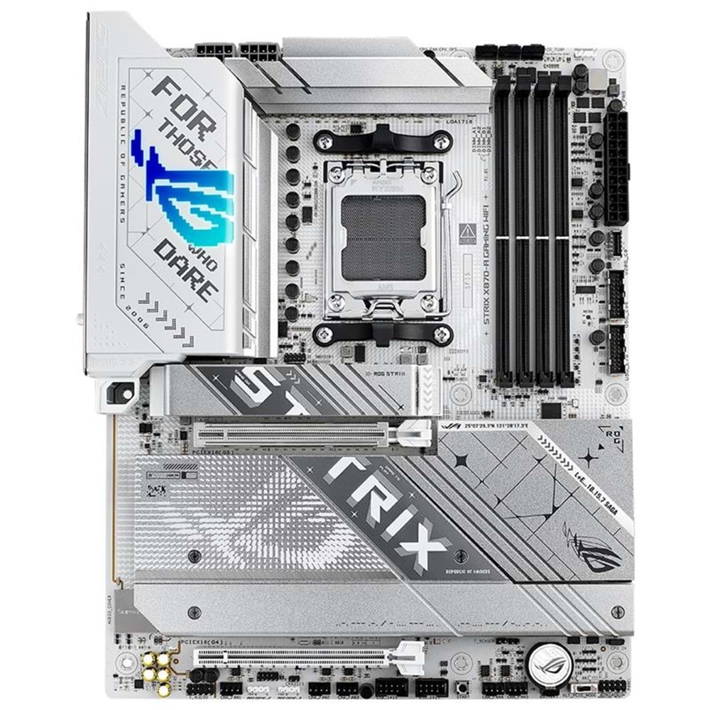 ASUS ROG STRIX X870-A GAMING WIFI DDR5 8000MHZ 1XHDMI 1XDP 4XM.2 2XUSB4 ATX AM5(AMD AM5 9000/8000/7000 SERİ İLE UYUMLU) 