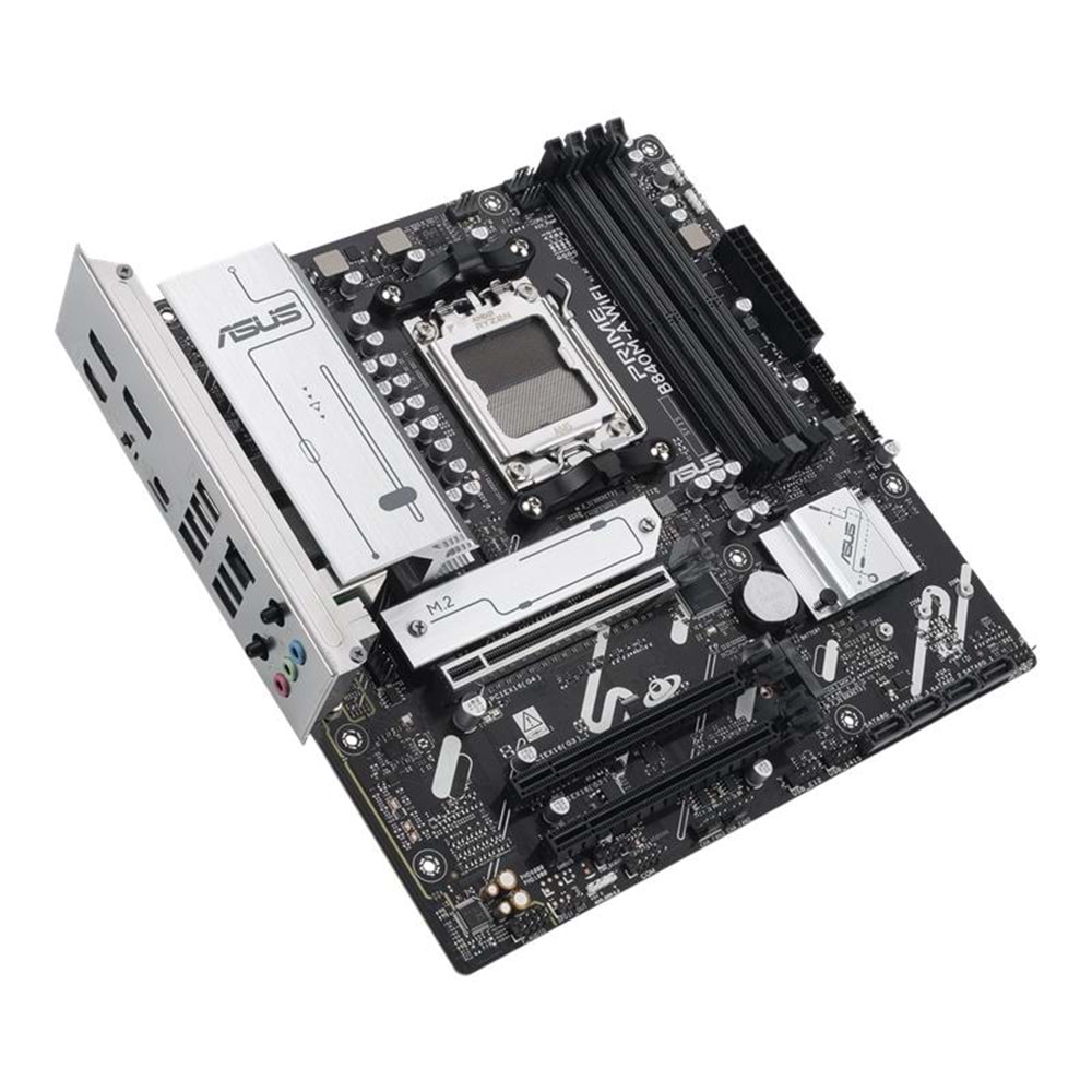 ASUS PRIME B840M-A WIFI DDR5 7600MT/S 1XHDMI 2XDP 3XM.2 MATX AM5 (AMD AM5 9000/8000/7000 SERİLERİ İLE UYUMLU) 
