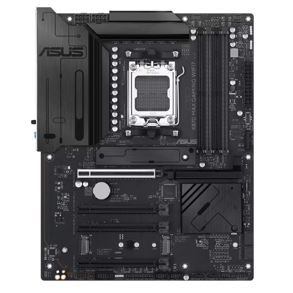 ASUS X870 MAX GAMING WIFI7 DDR5 8000MT/S 1XHDMI 2XUSB 3XM.2 ATX AM5 (AMD AM5 9000/8000/7000 SERİLERİ İLE UYUMLU) 
