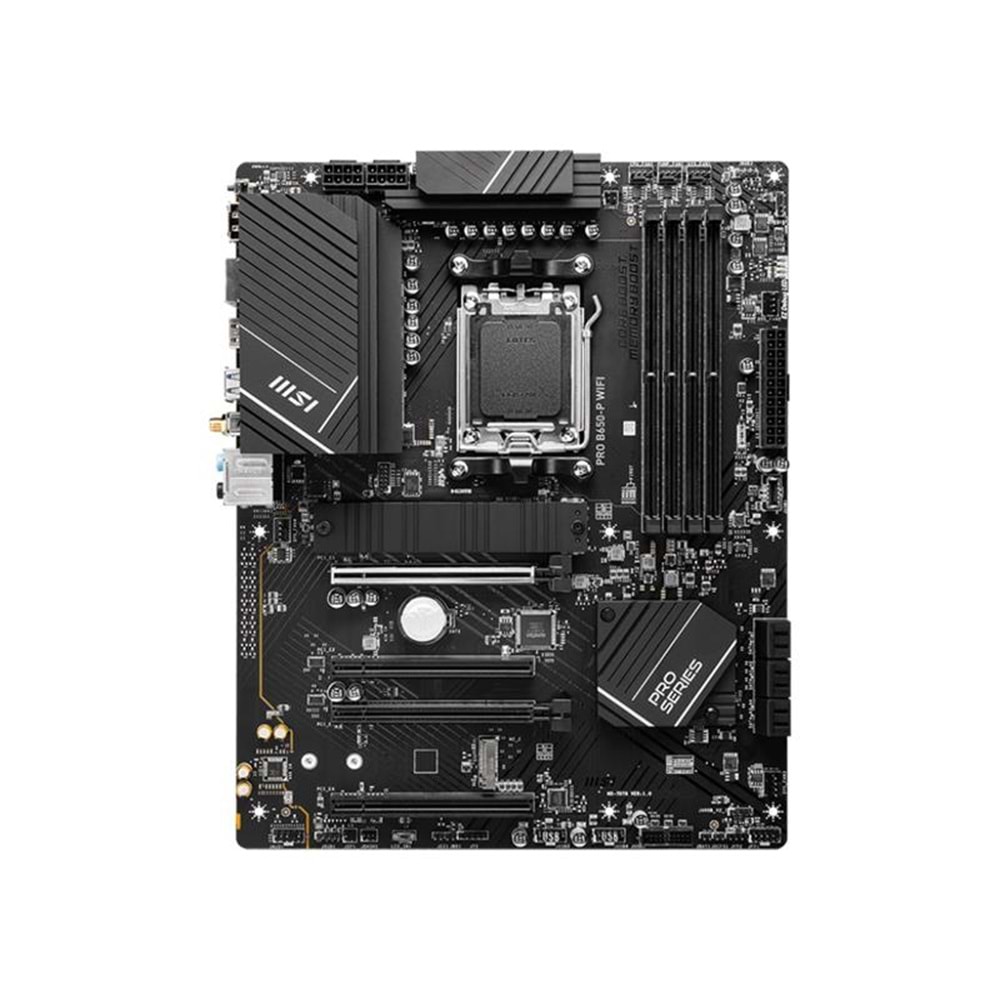 MSI PRO B650-P WIFI DDR5 6000MHZ 1XHDMI 1XDP 2XM.2 USB 3.2 ATX AM5 (AMD AM5 9000/8000/7000 SERİLERİ İLE UYUMLU) 