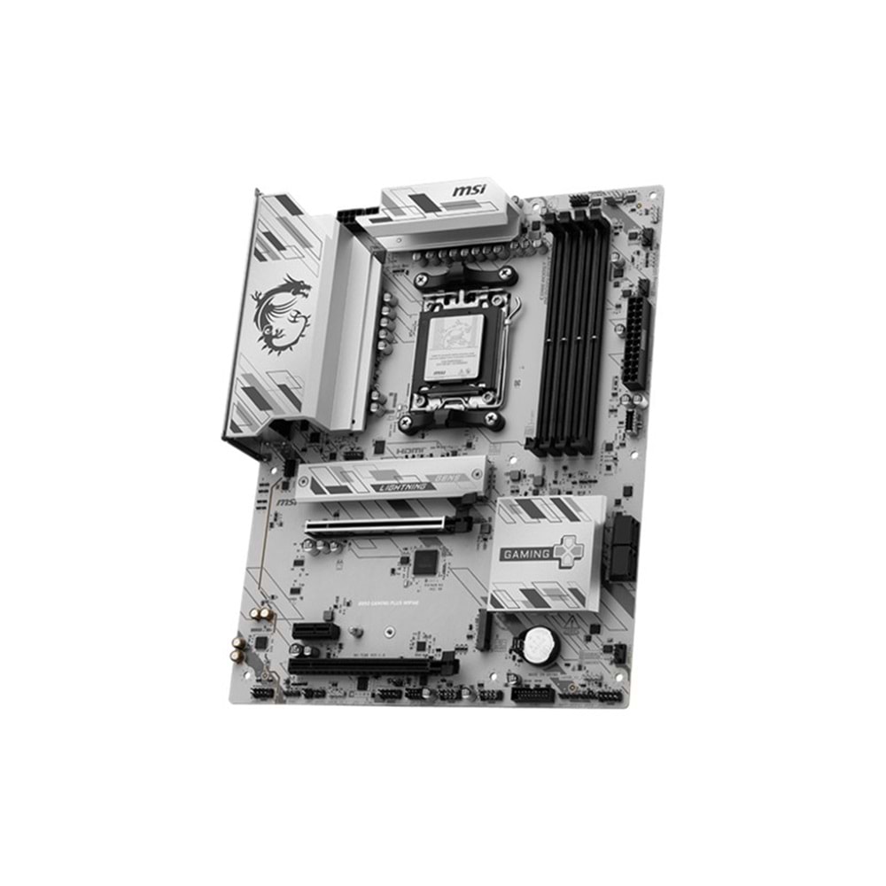 MSI B850 GAMING PLUS WIFI6E DDR5 8200MT/S 1XHDMI 1XDP 2XM.2 ATX AM5 (AMD AM5 9000/8000/7000 SERİLERİ İLE UYUMLU) 