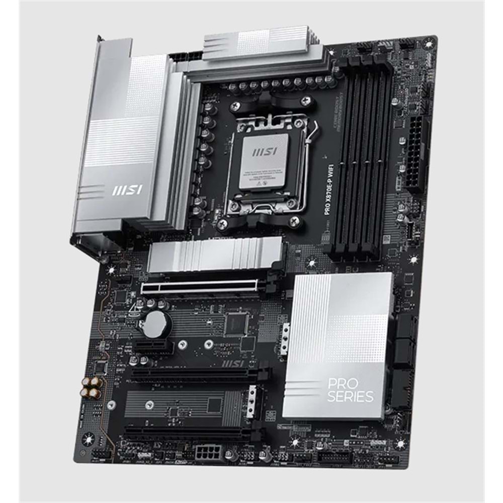 MSI PRO X870E-P WIFI DDR5 8200MT/S 1XHDMI 3XM.2 USB ATX AM5(AMD AM5 9000/8000/7000 SERİLERİ İLE UYUMLU) 