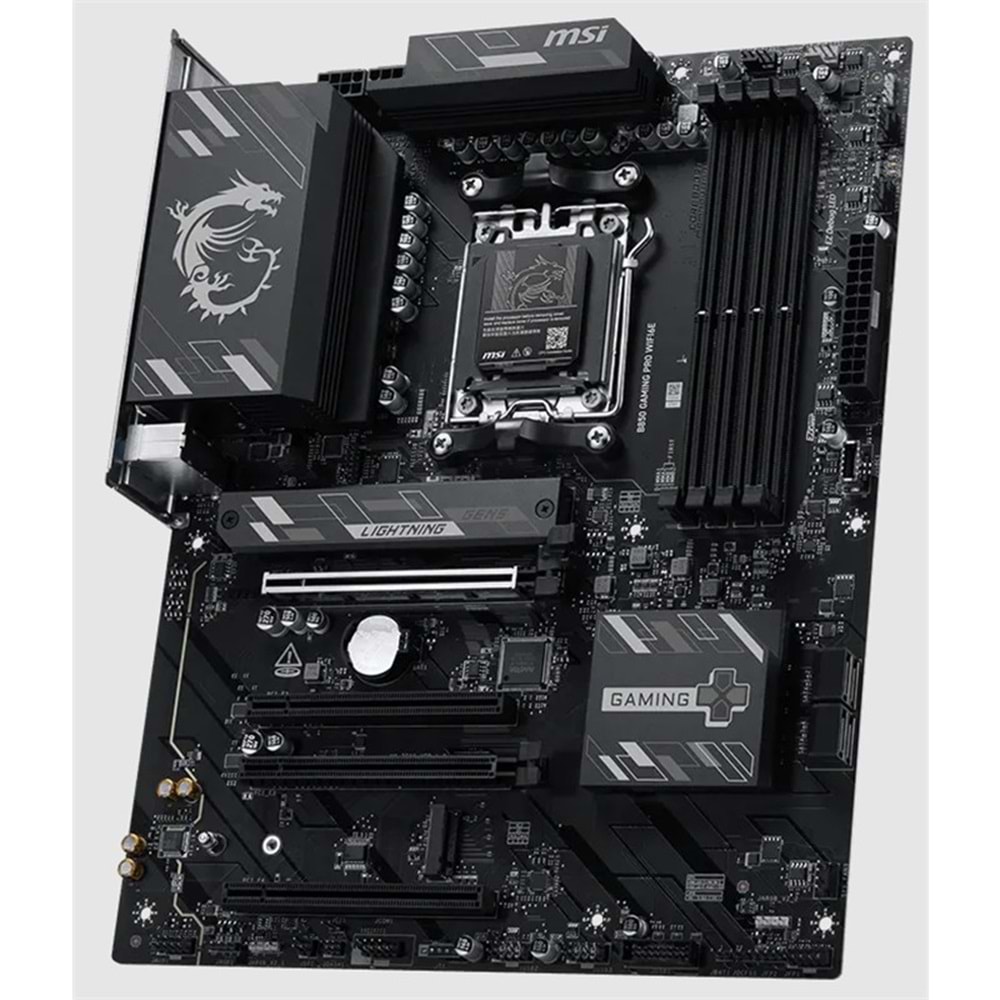 MSI B850 GAMING PRO WIFI6E DDR5 8200MT/S 1XHDMI 1XDP 2XM.2 USB ATX AM5 (AMD AM5 9000/8000/7000 SERİLERİ İLE UYUMLU) 