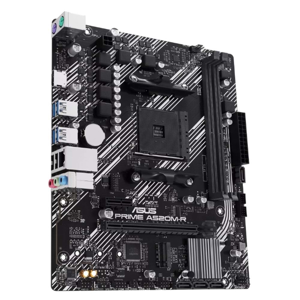 ASUS PRIME A520M-R DDR4 5100MHZ 1XHDMI 1XM.2 USB2.0 MATX AM4 (AMD AM4 5000/4000 /3000 SERİLERİ İLE UYUMLU) 