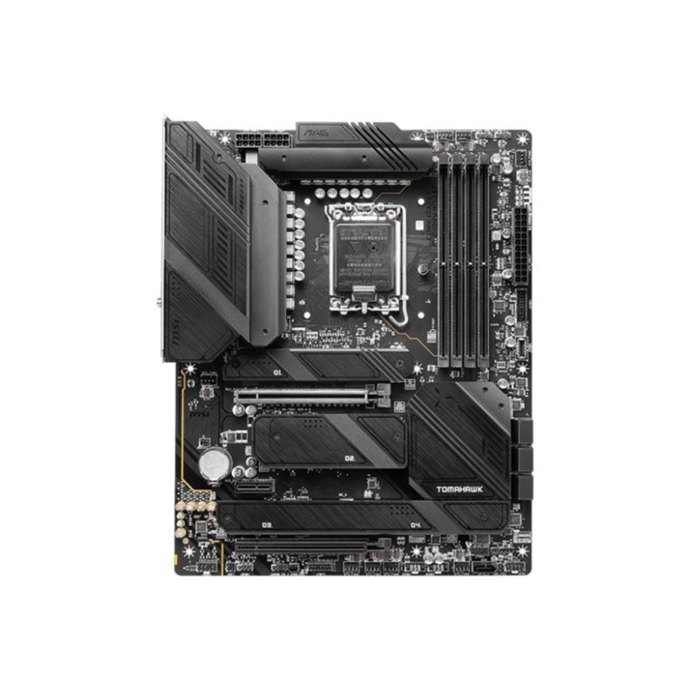 MSI MAG Z790 TOMAHAWK WIFI DDR5 7200MHZ 1XHDMI 1XDP 4XM.2 USB 3.2 ATX 1700P(12. / 13. VE 14. NESİL İŞLEMCİ UYUMLU) 