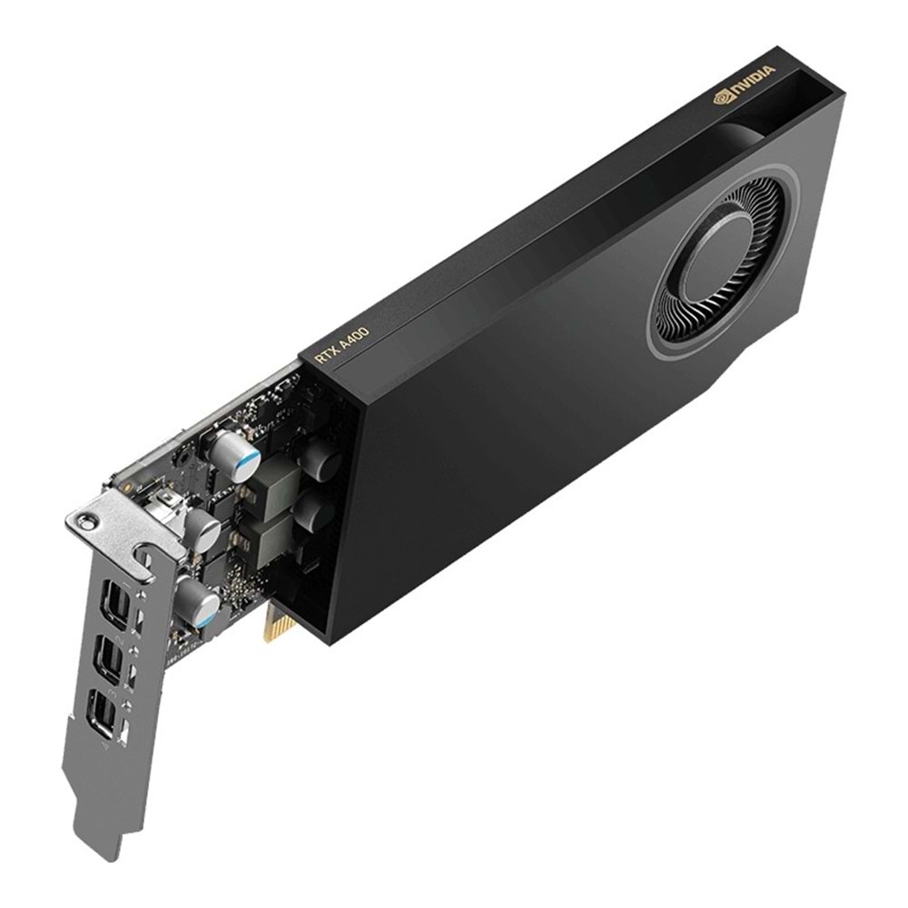 PNY QUADRO RTX400-SB VCNRTXA400-SB 4GB DDR6 64BIT 4XDP YAPAY ZEKA AI EKRAN KARTI (AKSESUARSIZ) 