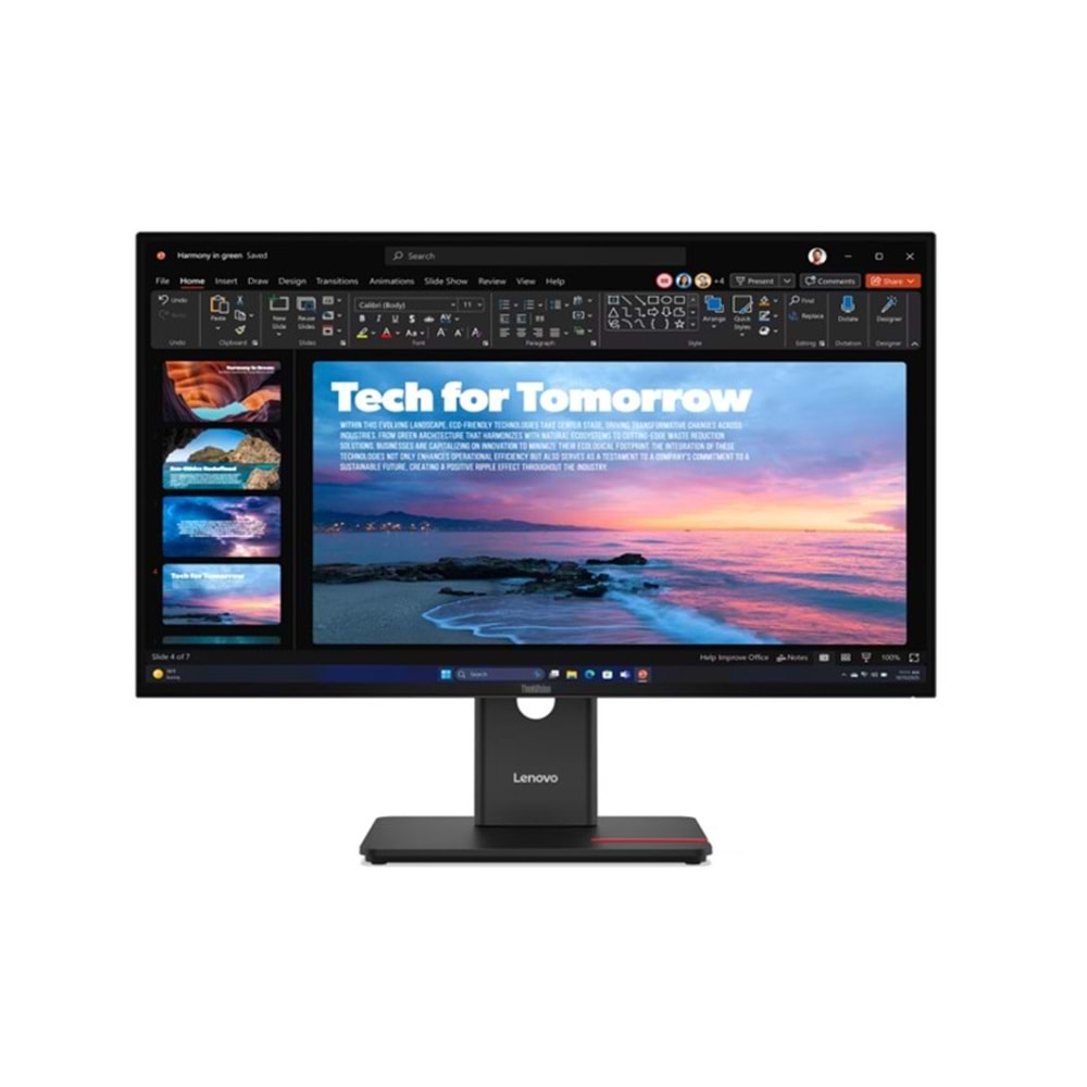 27 LENOVO T27-40 THINKVISION 64A5MAT6TK 4MS 120HZ HDMI WLED PIVOT MONITOR (3 YIL GARANTİ) 