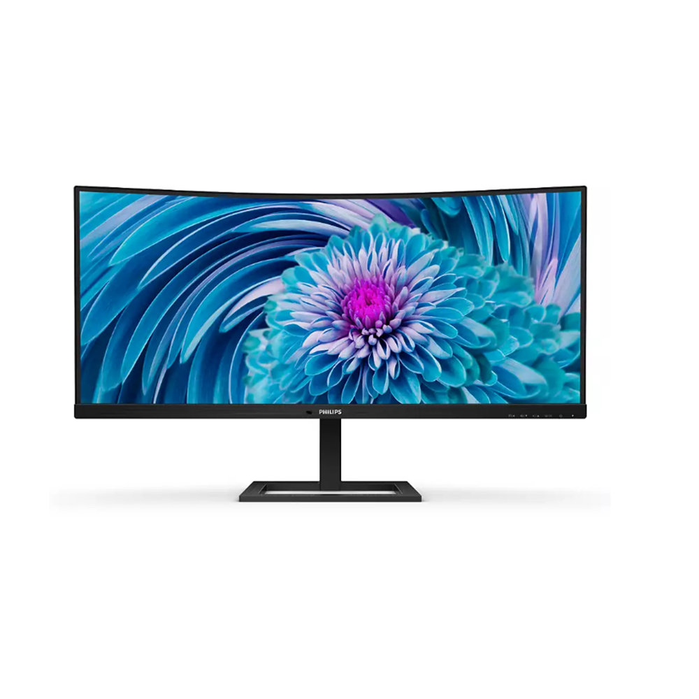 34 PHILIPS 346E2CUAE/00 4MS 100MHZ 1XHDMI 1XDP WQHD 3440 X 1440 USB-C HOPARLÖR YÜKSEKLİK AYARI CURVED VESA SİYAH 