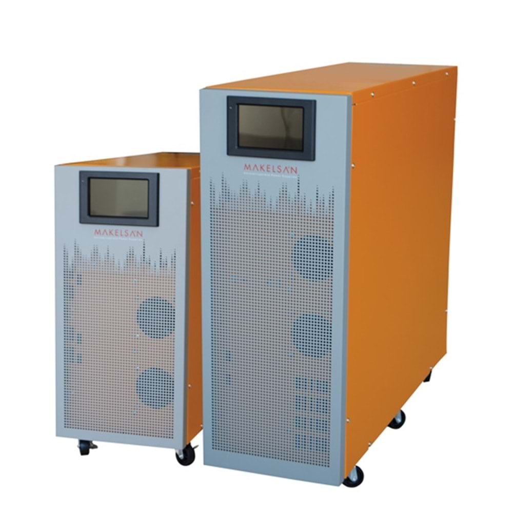 MAKELSAN POWERPACK HF SE 3300 15KVA 3F/3F (40X7AH) 6/15 DK PF;1 LCD ONLINE UPS (TRIFAZE) 