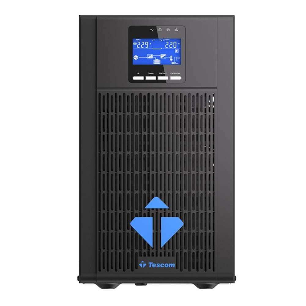 TESCOM NEOLINE 3KVA 1F/1F (6X9AH) 5/10DK LCD ONLINE UPS 