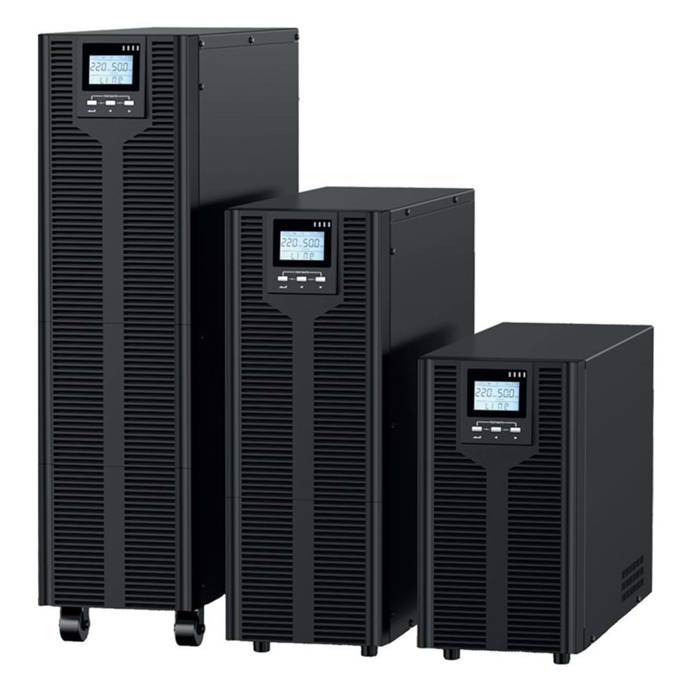 TESCOM TEOS 320 20KVA 3F/3F (40X7AH) 6/15 DK LCD ONLINE UPS (TRIFAZE) 