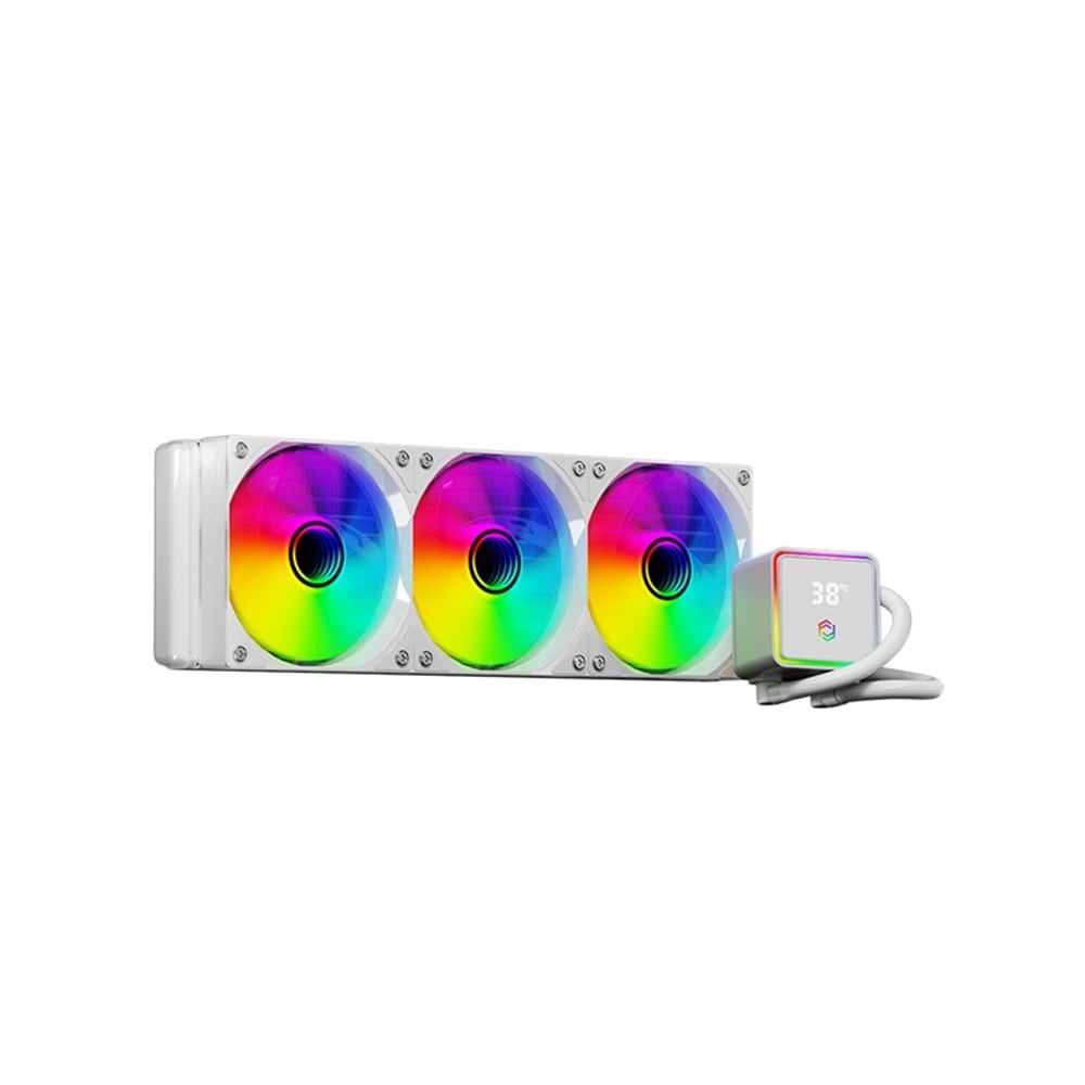 FRISBY FCL-360W ARGB 360 LIQUID COOLER WHITE 