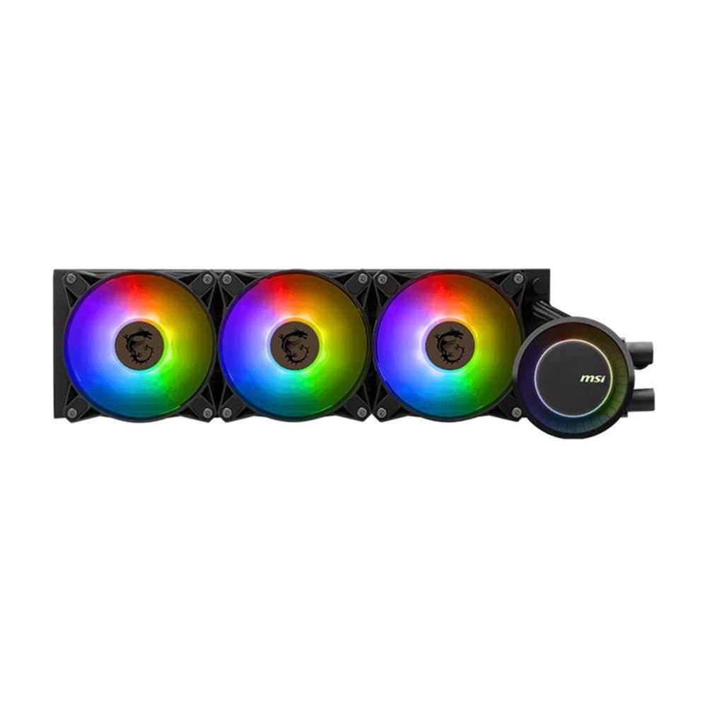 MSI MAG CORELIQUID E360 360MM SİYAH ARGB CPU SIVI SOĞUTUCU (LGA 1150/1151/1155/1156/1200/1700/AM4/AM5 UYUMLU) 