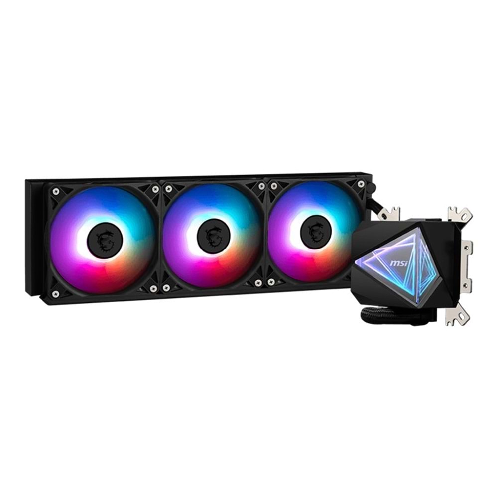 MSI MAG CORELIQUID I360 360MM 3 FANLI CPU SIVI SOĞUTUCU (LGA 1150/1151/1155/1156/1200/1700/AM4/AM5 UYUMLU) 