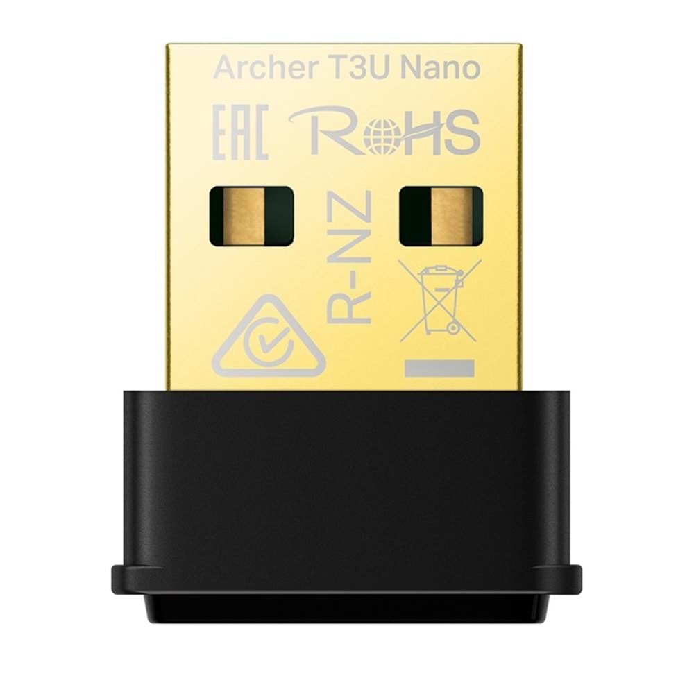 TP-LINK ARCHER T3U NANO AC1300 KABLOSUZ USB ADAPTÖR 