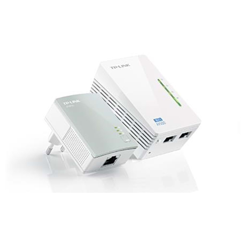 TP-LINK TL-WPA4220 KIT 300MBPS AV600 PRIZ TİPİ POWERLINE GENISLETICI 