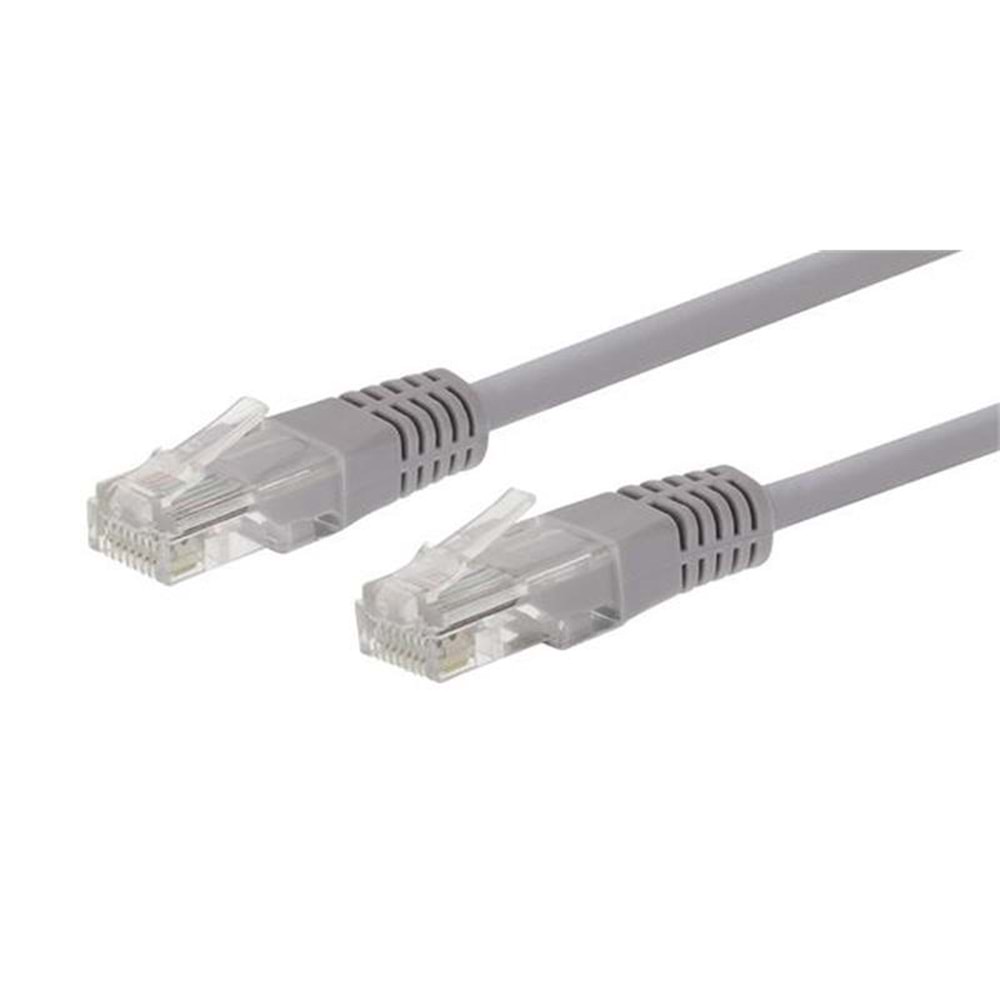 URANIUM CAT6 UTP LSZH PATCH CORD 26AWG 250MHZ 0.30M GRİ RENK 