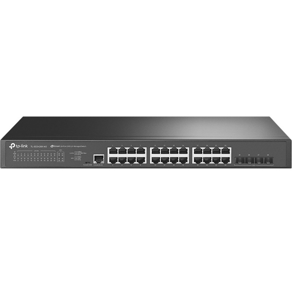 TP-LINK OMADA TL-SG3428X-M2 24 PORT 2.5G + 4X10GB SFP+ UPLINK RACKMOUNT YÖNETİLEBİLİR SWITCH 