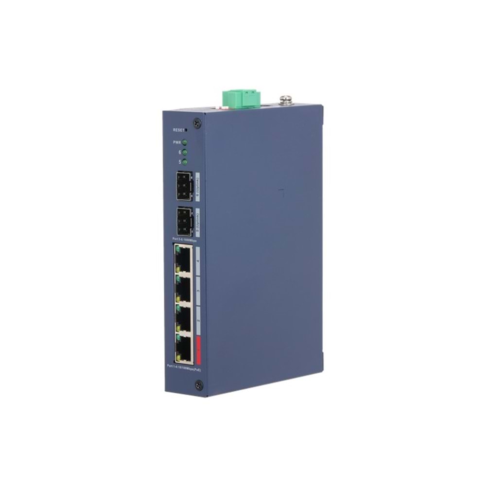 DAHUA CHS4206-4ET-90 4 PORT 10/100 90W POE + 2 PORT SFP UPLINK CLOUD YÖNETİLEBİLİR ENDÜSTRİYEL SWITCH 