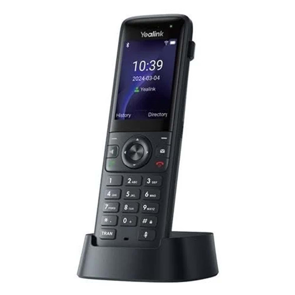 YEALINK AX83H 2.4 INC RENKLİ EKRAN HD SES GÖRÜLTÜ ENGELLEME WIFI 6 IP DECT TELEFON 