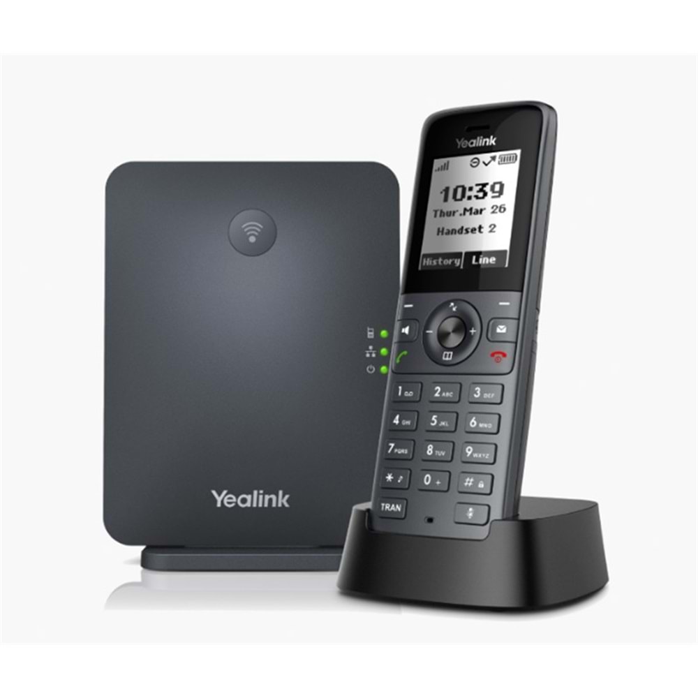 YEALINK W71P 1.8 INC EKRAN HD SES GÜRÜLTÜ ENGELLEME IP DECT TELEFON (W70B BAZ + W71H) 