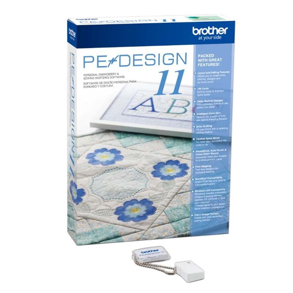 BROTHER PE-DESIGN 11 TASARIM PROGRAMI 