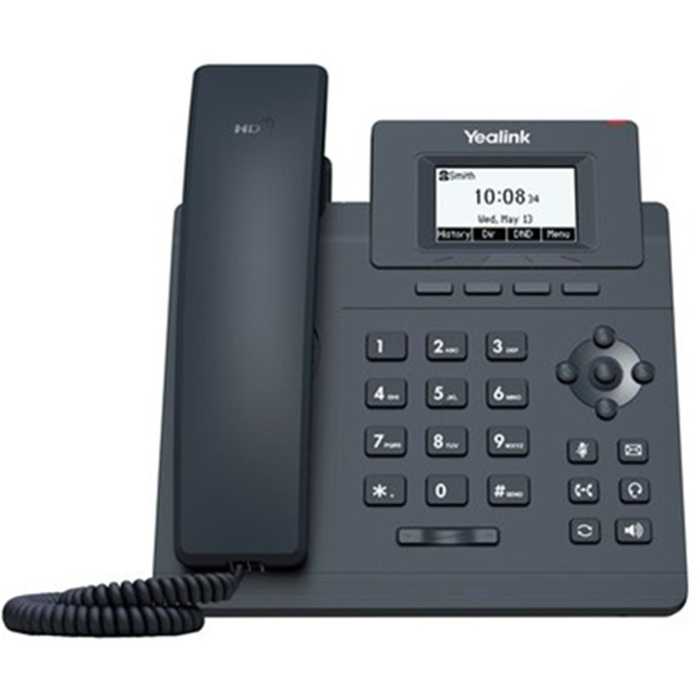 YEALINK SIP-T30P 2.3 INC HD SES POE DESTEKLİ MASAÜSTÜ IP TELEFON 