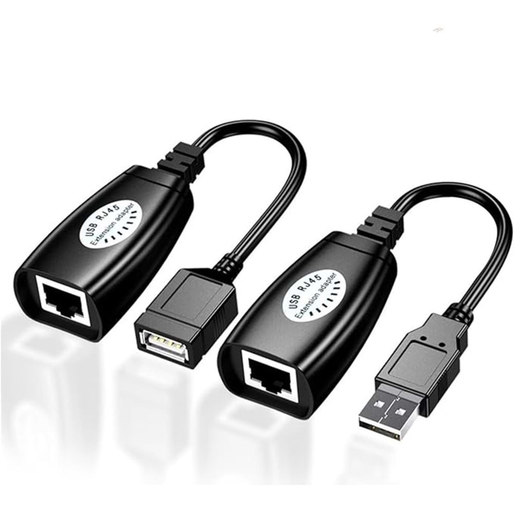 QPORT Q-UX2 60M USB EXTENDER 2 Lİ PAKET 