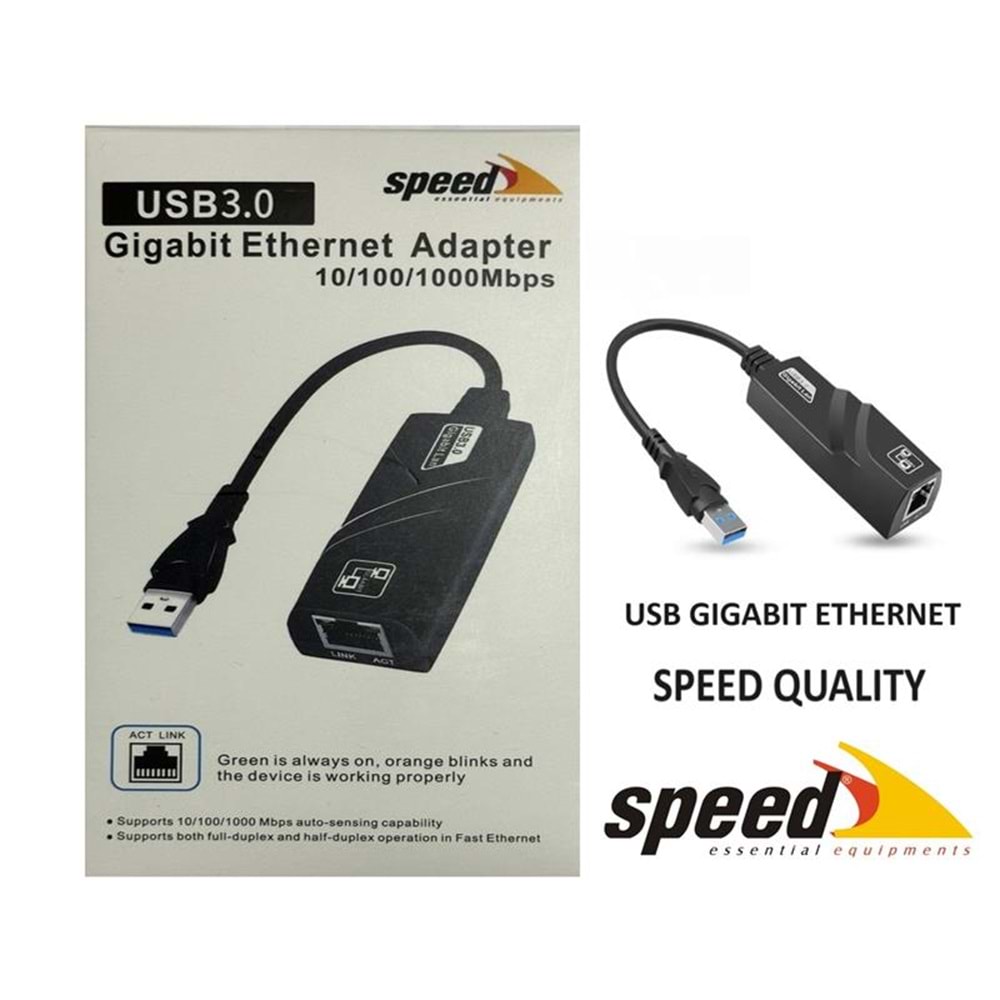 SPEED SP-UE050 USB3.0 GIGABIT ETHERNET DÖNÜŞTÜRÜCÜ 