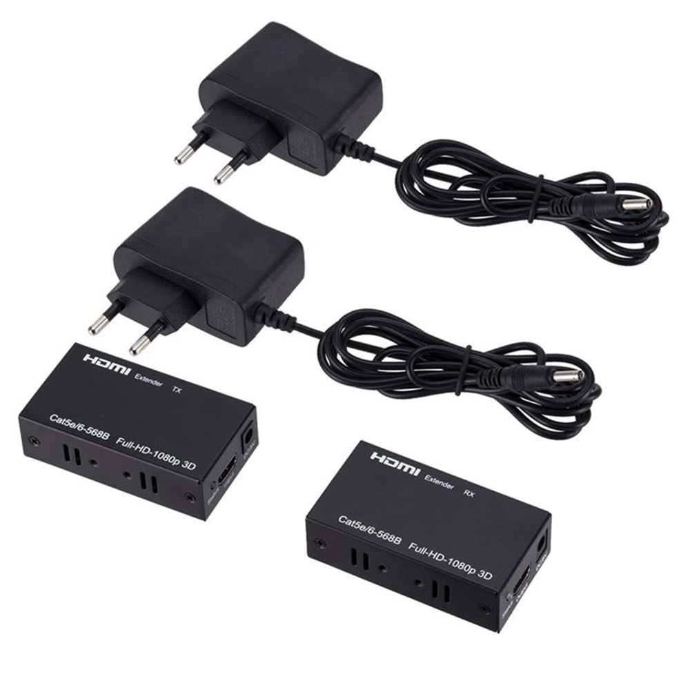 SENSEI HDTV EXTENDER CAT-5E/6 60 METRE 1080P HDMI AKTARICI 