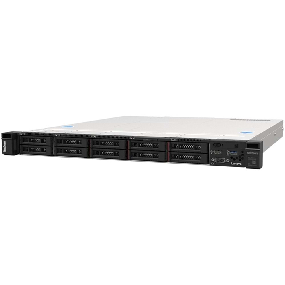 LENOVO THINKSYSTEM SR250 7DCLA00LEA V3 INTEL XEON E-2434 1X16GB 8X2.5 1X800W 3 YIL YERİNDE GARANTİ 