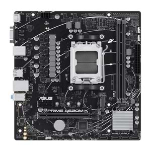 ASUS PRIME A620M-K DDR5 7000MHZ 1XVGA 1XHDMI 1XM.2 USB 3.2 MATX AM5 (AMD AM5 9000/8000/7000 SERİLERİ İLE UYUMLU) 