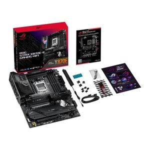 ASUS ROG STRIX X870E-E GAMING WIFI DDR5 8000MHZ 1XHDMI 1XDP 4XM.2 ATX AM5 (AMD AM5 9000/8000/7000 SERİLERİ İLE UYUMLU) 