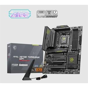 MSI MAG X870E TOMAHAWK WIFI DDR5 8400MT/S 1XHDMI 4XM.2 USB ATX AM5(AMD AM5 9000/8000/7000 SERİLERİ İLE UYUMLU) 