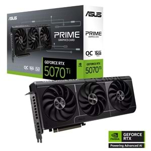 ASUS GEFORCE PRIME-RTX5070TI-O16G 16GB GDDR7 256BIT 1XHDMI 3XDP EKRAN KARTI 