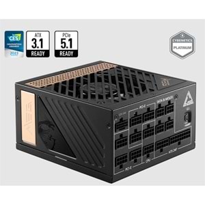 MSI MEG AI1300P PCIE5 1300W 80+ PLATINUM POWER SUPPLY 