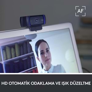 LOGITECH C920S HD PRO WEBCAM SİYAH 960-001252 