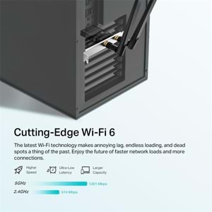TP-LINK ARCHER TX20E AX1800 WIFI6 BLUETOOTH 5.2 PCIE ADAPTOR 