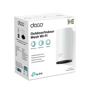 TP-LINK DECO X50-OUTDOOR AX3000 MESH EV WIFI6 SİSTEMİ (TEKLİ) 