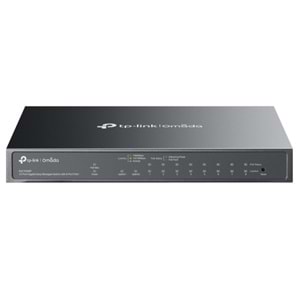 TP-LINK OMADA ES210GMP 10 PORT GIGABIT + 8-PORT POE+ YÖNETİLEBİLİR 123W POE METAL KASA SWITCH 