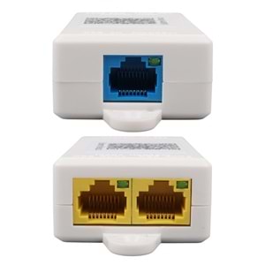 URANIUM POE-RP12 1 PORT POE GİRİŞ BESLEME+ 2 PORT POE ÇIKIŞ 10/100 PLASTİK KASA POE REPEATER 