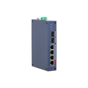 DAHUA CHS4206-4ET-90 4 PORT 10/100 90W POE + 2 PORT SFP UPLINK CLOUD YÖNETİLEBİLİR ENDÜSTRİYEL SWITCH 