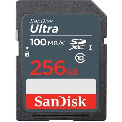 256GB SANDISK ULTRA SDXC 100MB/S SDSDUNR-256G-GN3IN 