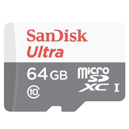 64GB SANDISK ULTRA MICROSD 100MB/S SDSQUNR-064G-GN3MN 
