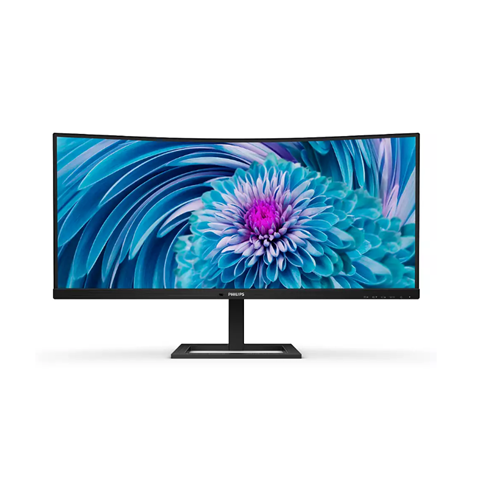 34 PHILIPS 346E2CUAE/00 4MS 100MHZ 1XHDMI 1XDP WQHD 3440 X 1440 USB-C HOPARLÖR YÜKSEKLİK AYARI CURVED VESA SİYAH 