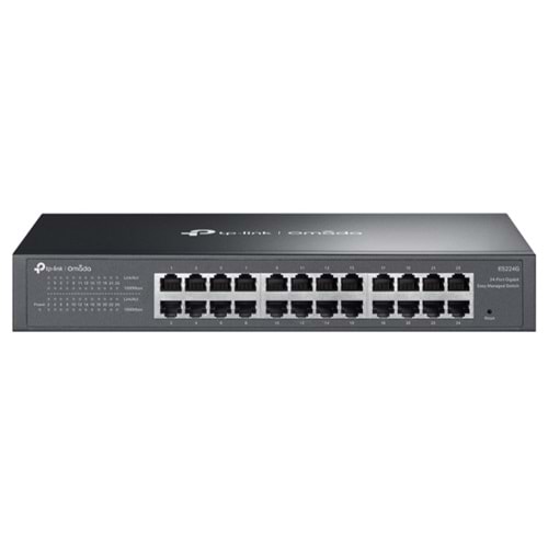 TP-LINK OMADA ES224G 24 PORT GIGABIT EASY YÖNETİLEBİLİR METAL KASA SWITCH 
